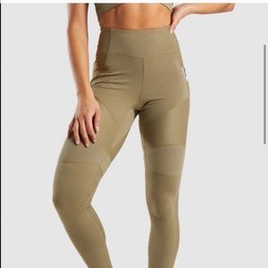 EUC gymshark army green leggings